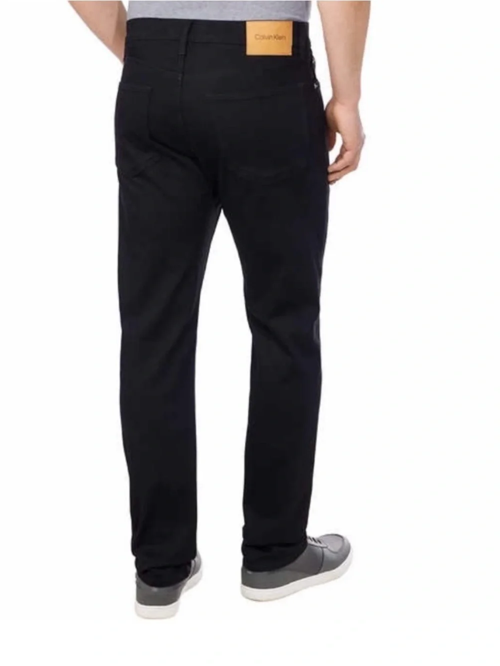 Calvin Klein Jeans Slim Straight Fit Black Jeans NWT Men’s 38x32